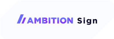 Ambition Sign